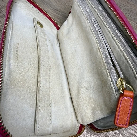 Coach 65th Anniversary Legacy Pink and Orange Wristlet Jewelry Bag - Picture 11 of 16